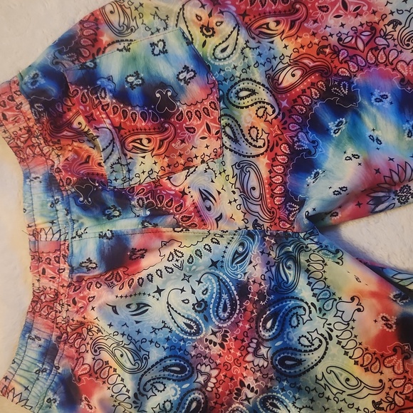 Drill Clothing Co. Fresh Prints of Bel Air Colorful Shorts Pull On Men Large - Picture 4 of 4